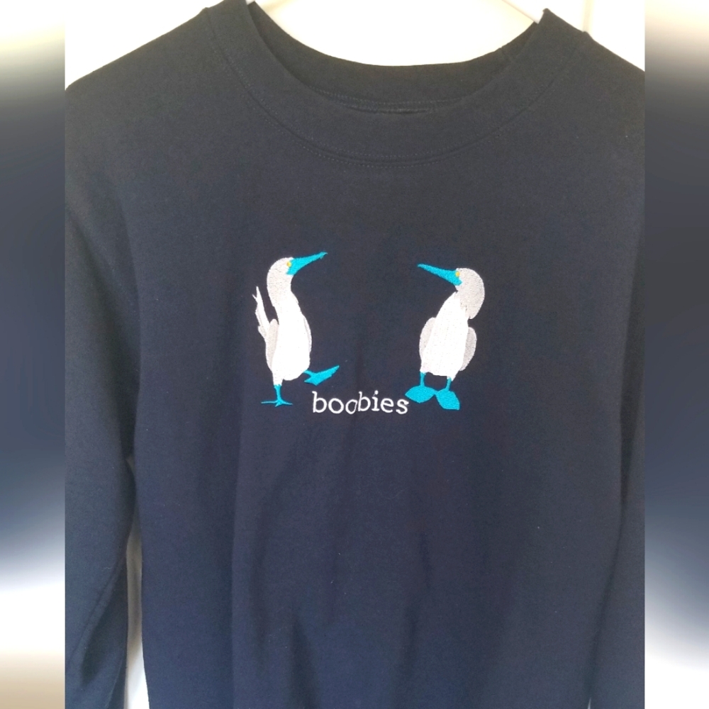 Boobies crewneck sweatshirt